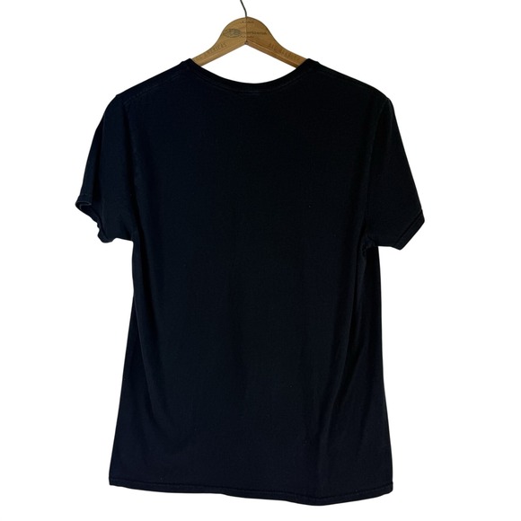 Bob Ross Space Galaxy Graphic T-Shirt Men's Large Black Cosmic Art Tee - Picture 3 of 6